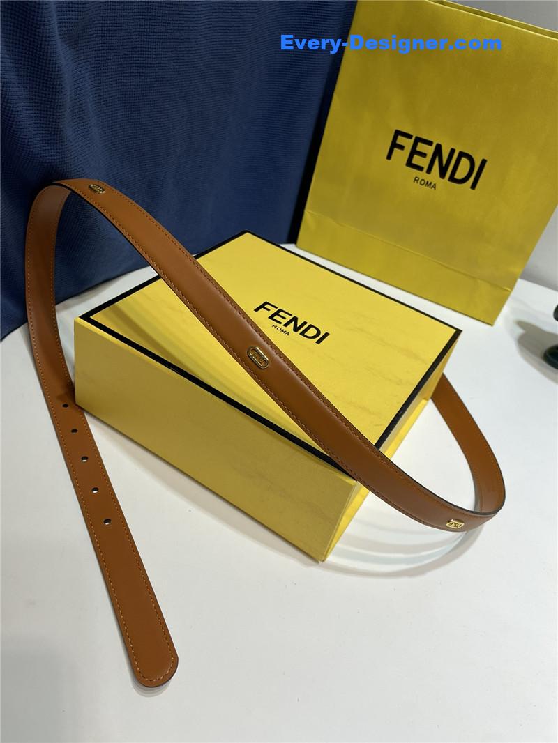 fendi narrow belt with loops