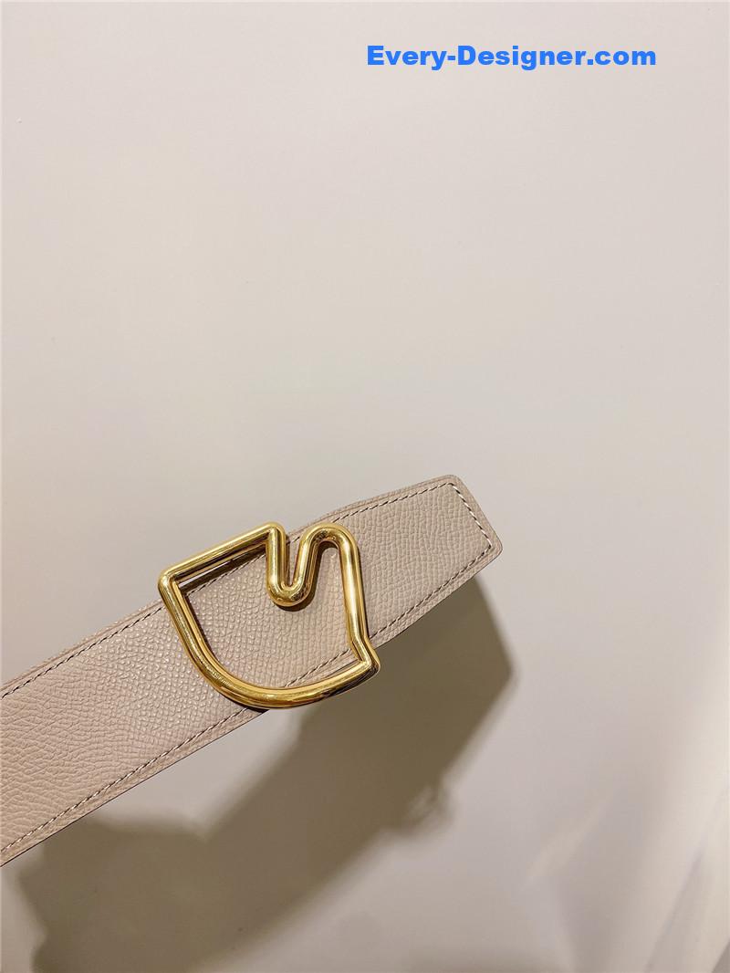 H**me5 palladium-plated metal buckle belt