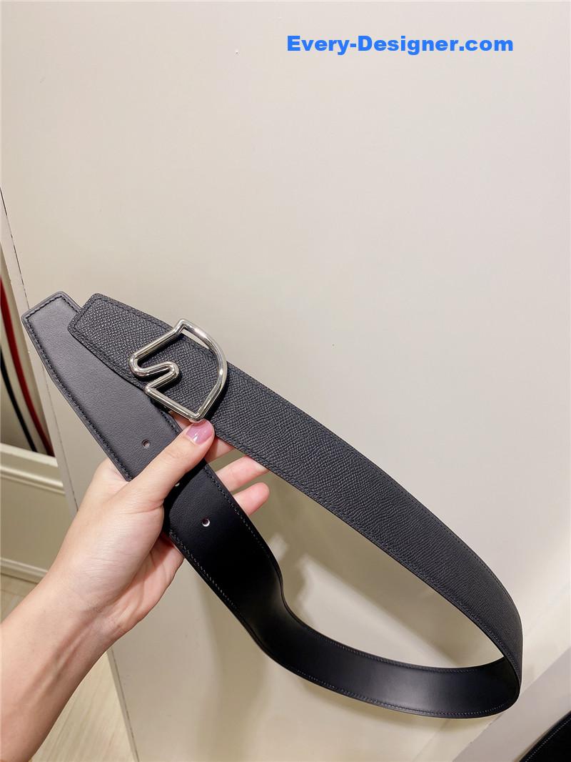 H**me5 palladium-plated metal buckle belt