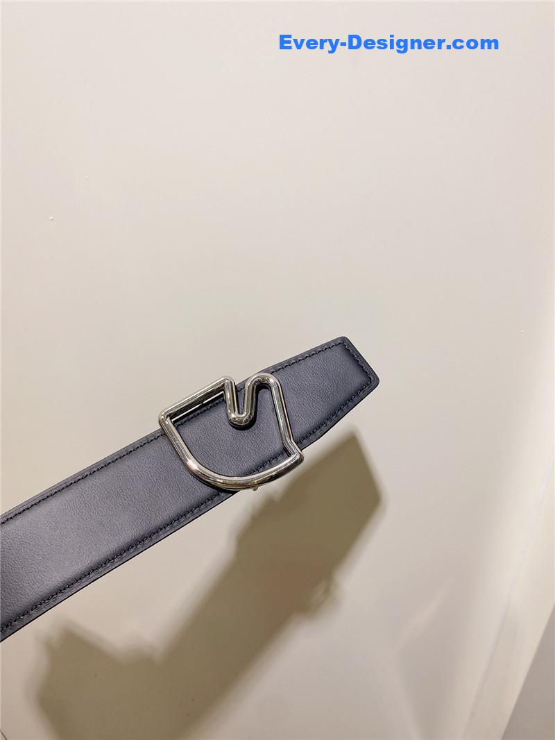 H**me5 palladium-plated metal buckle belt