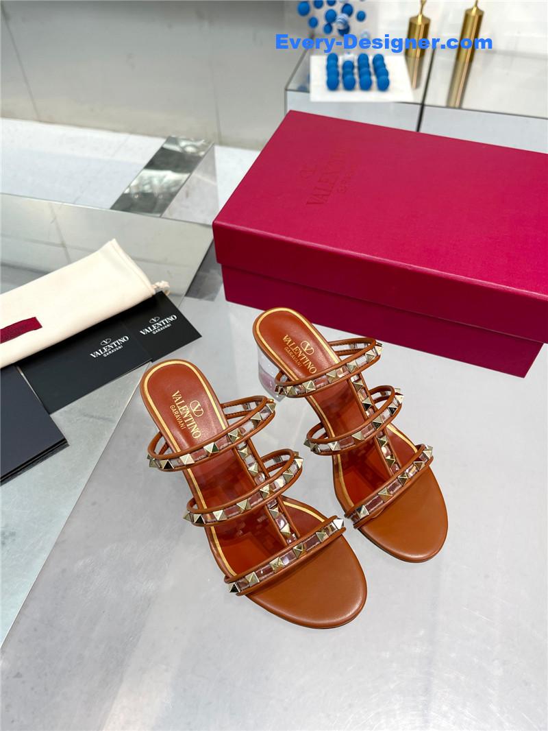valentino new transparent heel classic sandals