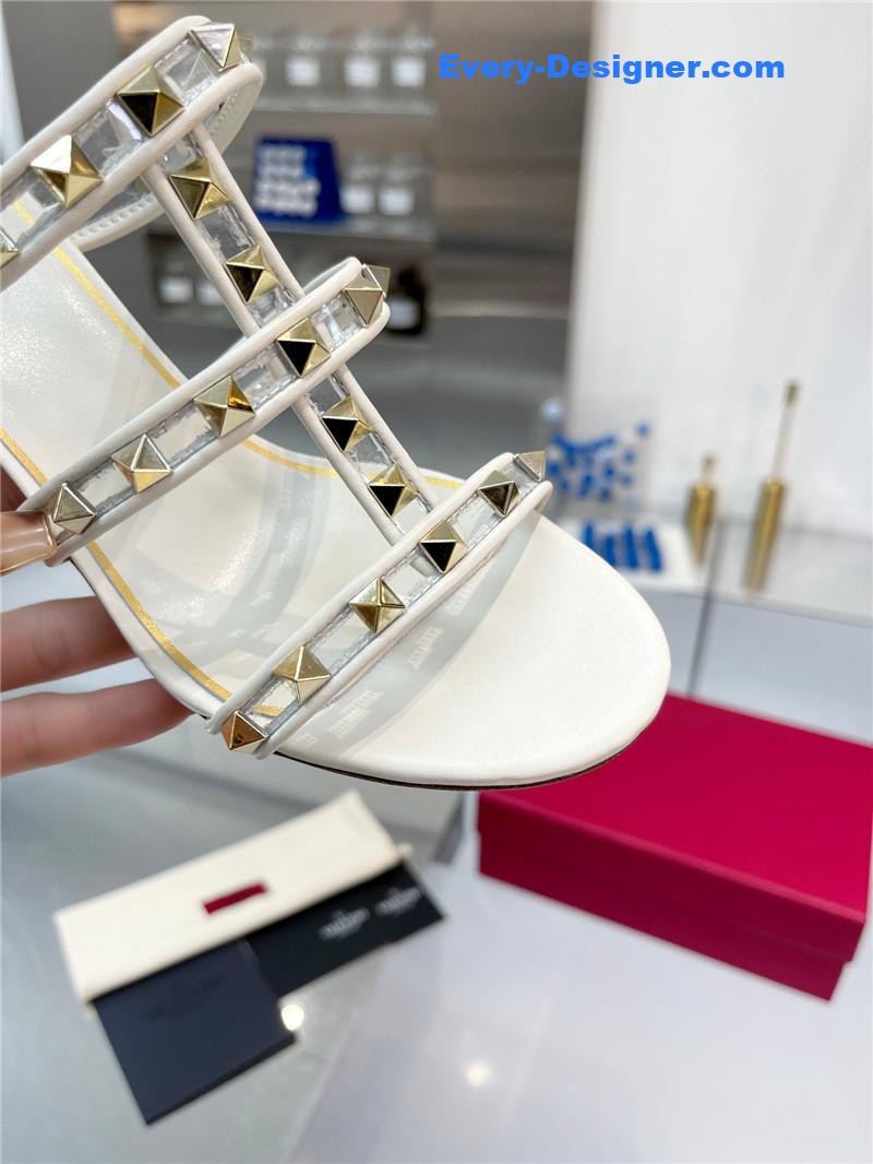valentino new transparent heel classic sandals