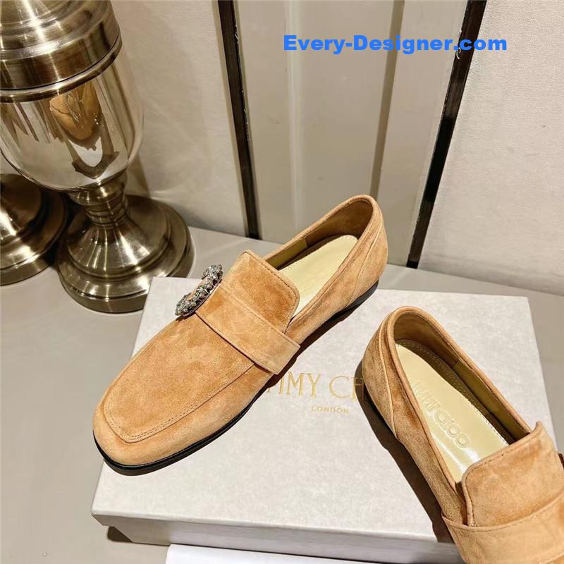 J1m*y Ch00 deanna low heel loafers