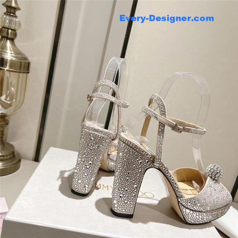 J1m*y Ch00 new pearl sandals