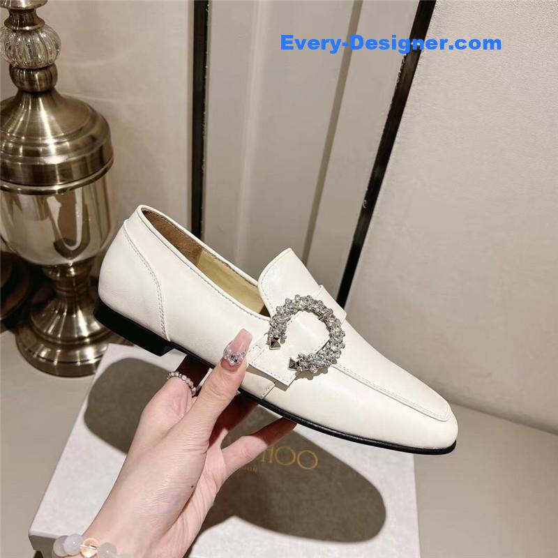 J1m*y Ch00 deanna low heel loafers