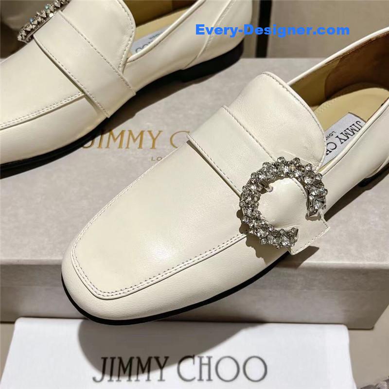 J1m*y Ch00 deanna low heel loafers