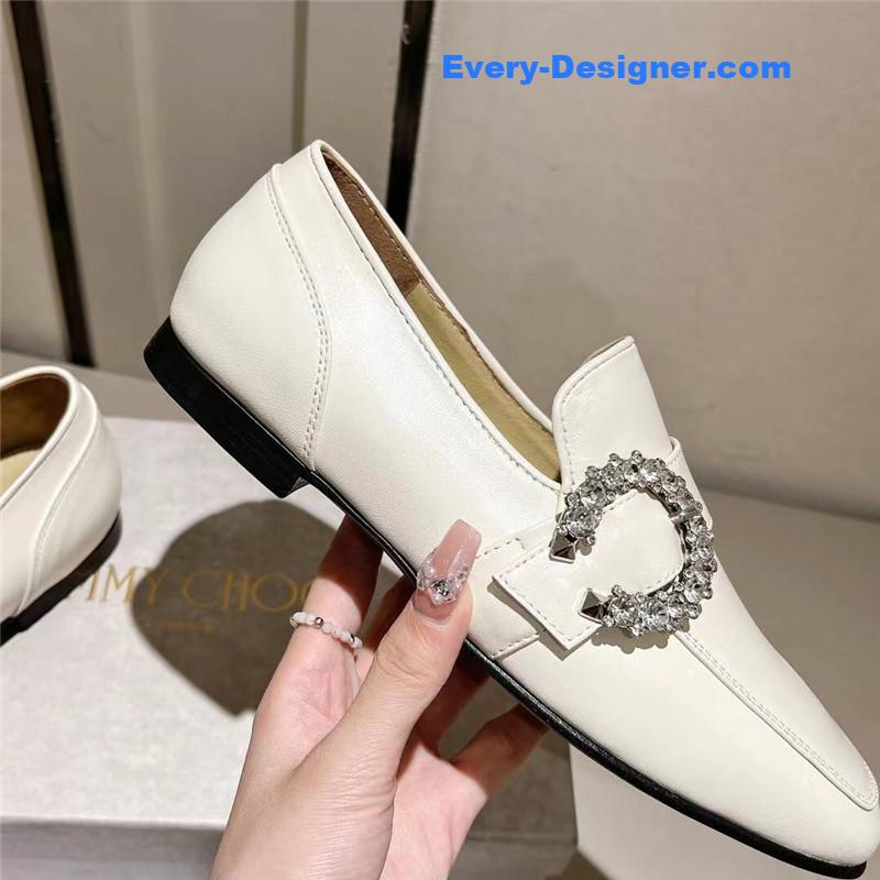 J1m*y Ch00 deanna low heel loafers
