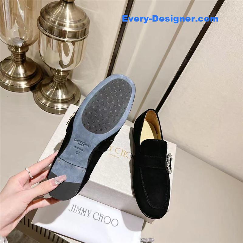 J1m*y Ch00 deanna low heel loafers