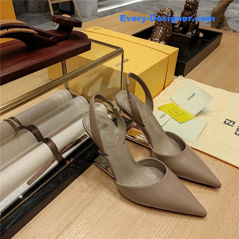 fendi strappy toe high heel sandals