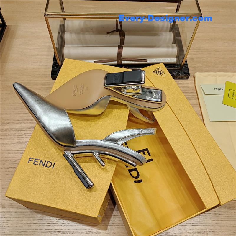 F**di strappy toe high heel sandals