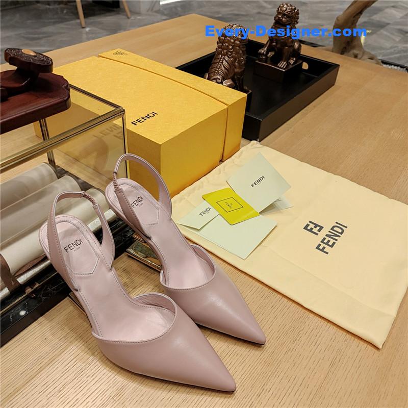 fendi strappy toe high heel sandals