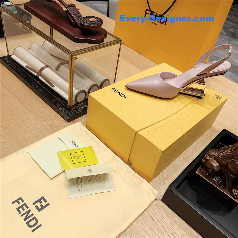 F**di strappy toe high heel sandals