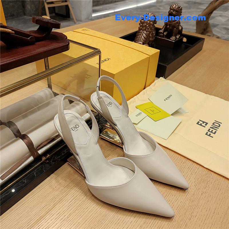 F**di strappy toe high heel sandals