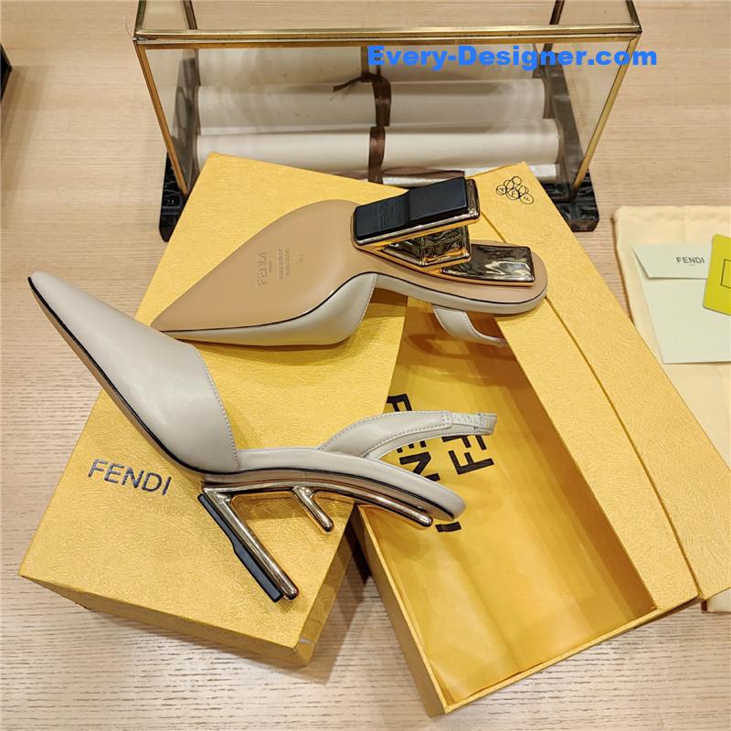 F**di strappy toe high heel sandals