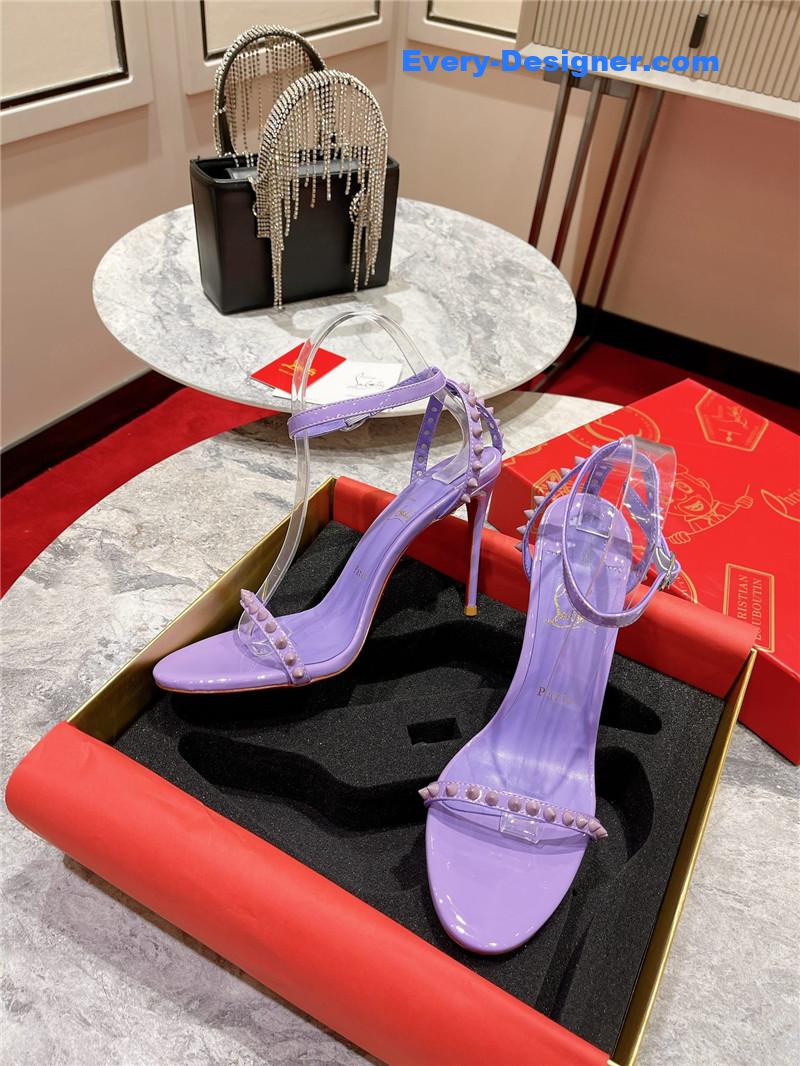 Chr1st1an louboutin spike strap sandals