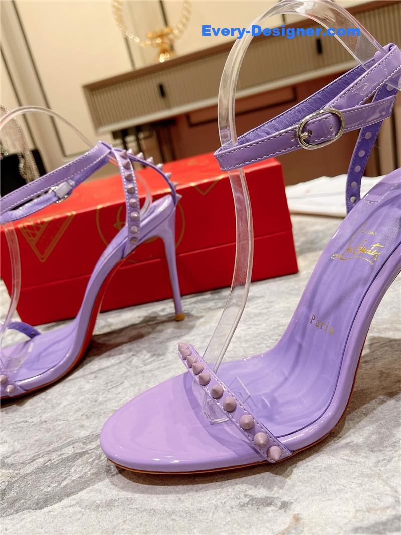 Chr1st1an louboutin spike strap sandals
