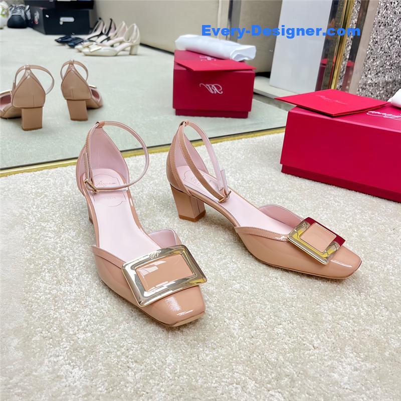 Roger vivier classic buckle strap sandals