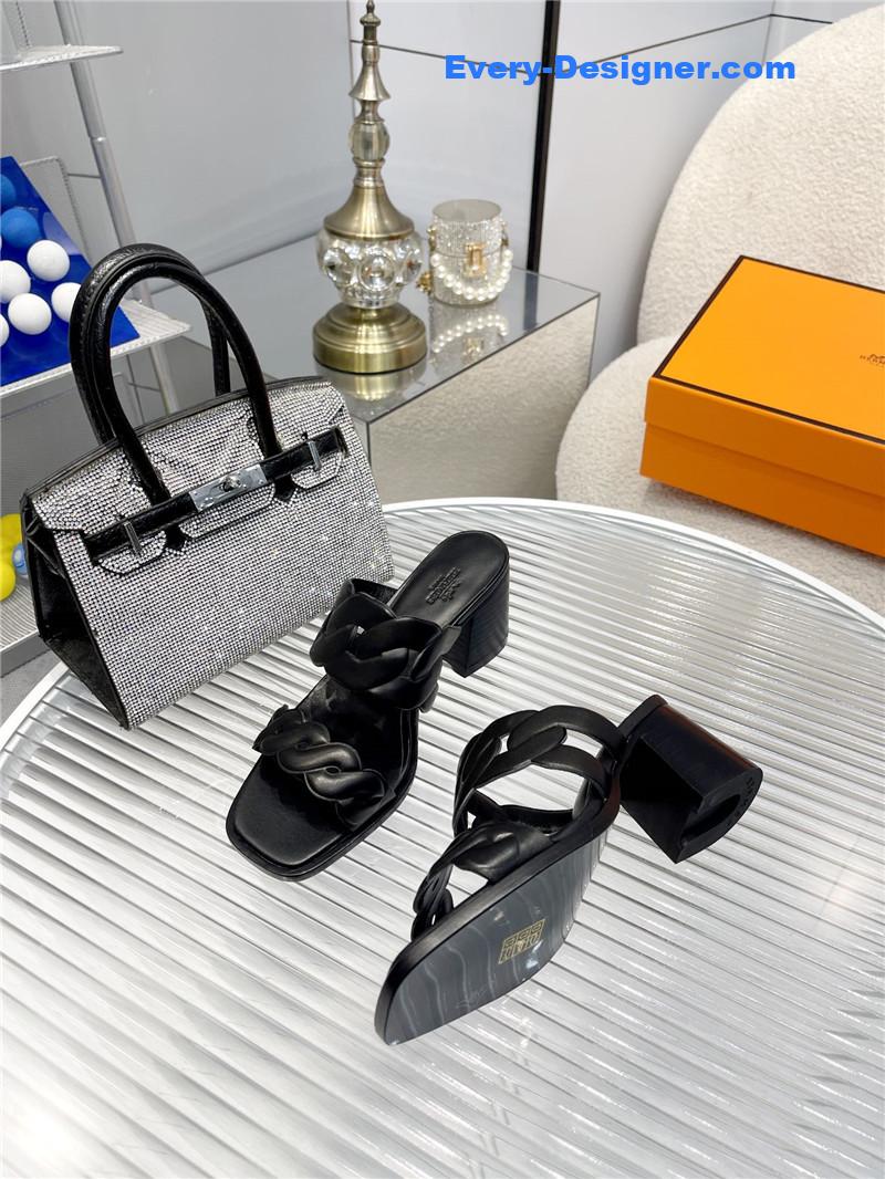 H**me5 pig nose high heel sandals