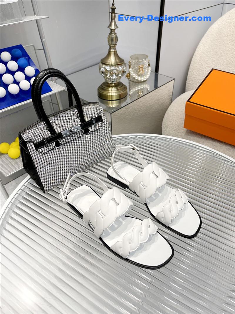 Hermes pig nose sandals