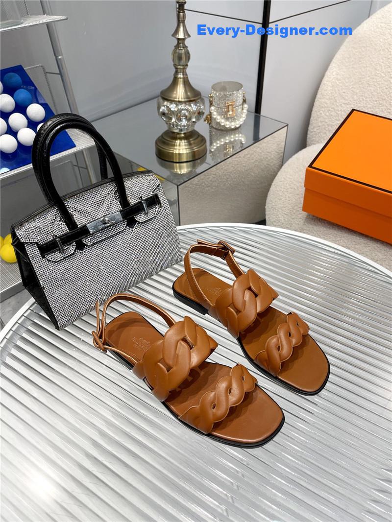 Hermes pig nose sandals