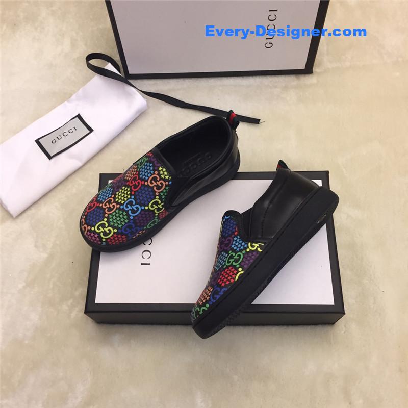 Gucci GG Supreme Unisex Slip On Sneakers