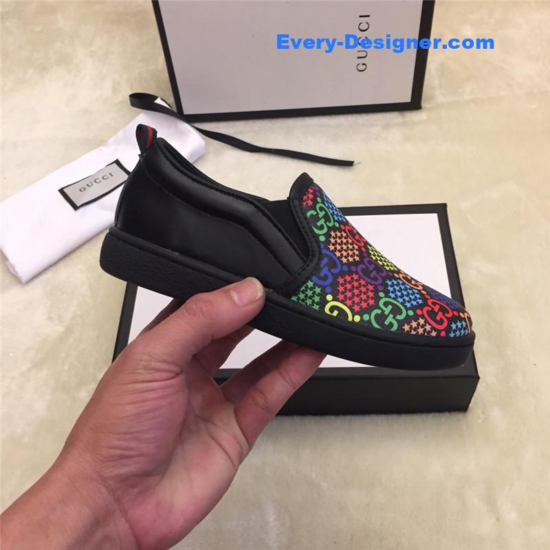 Gucci GG Supreme Unisex Slip On Sneakers