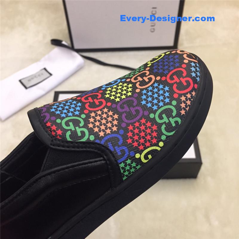 Gucci GG Supreme Unisex Slip On Sneakers