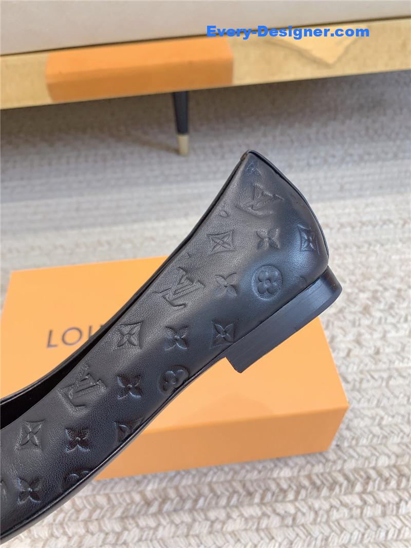 l0vis Vvtt0n lv nina flat bottom bowknot shoes