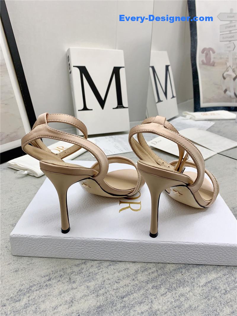 d10r fashion embroidered hot D1am0nd high-heeled sandals