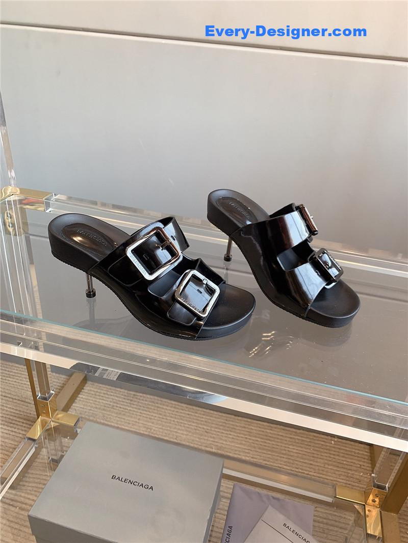 Balenciaga new high-heeled slippers