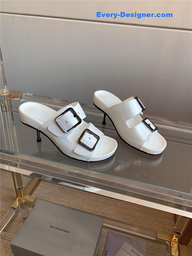Balenciaga new high-heeled slippers