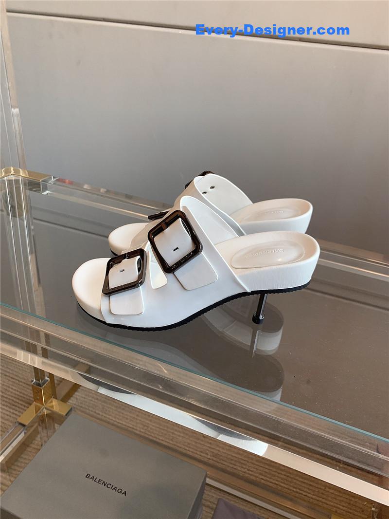 Ba1en*iaga new high-heeled slippers