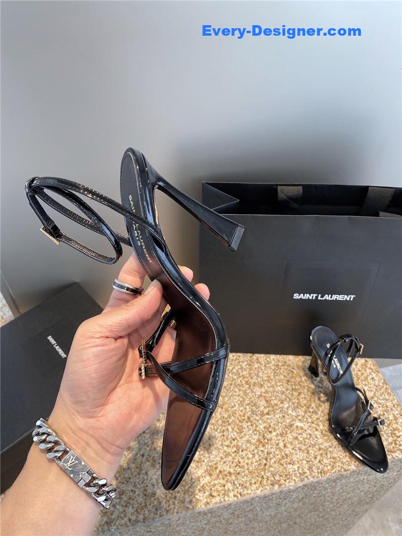 Y51 new rhinestone buckle high-heeled sandals