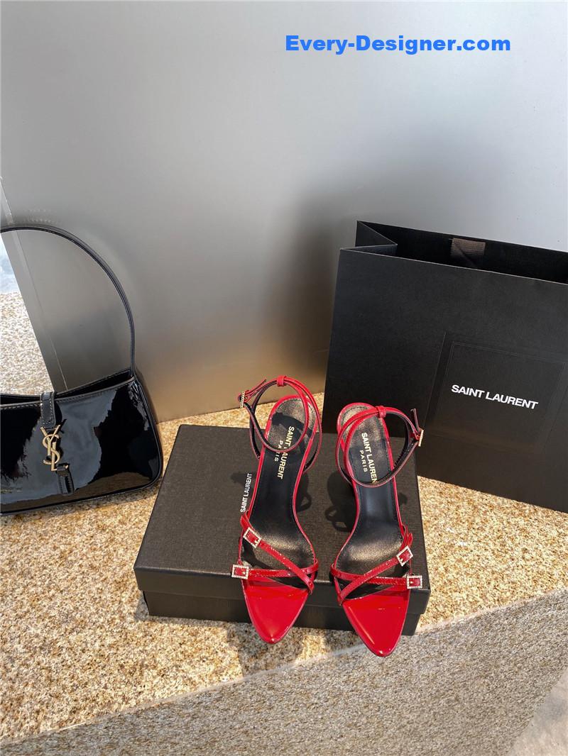 Y51 new rhinestone buckle high-heeled sandals