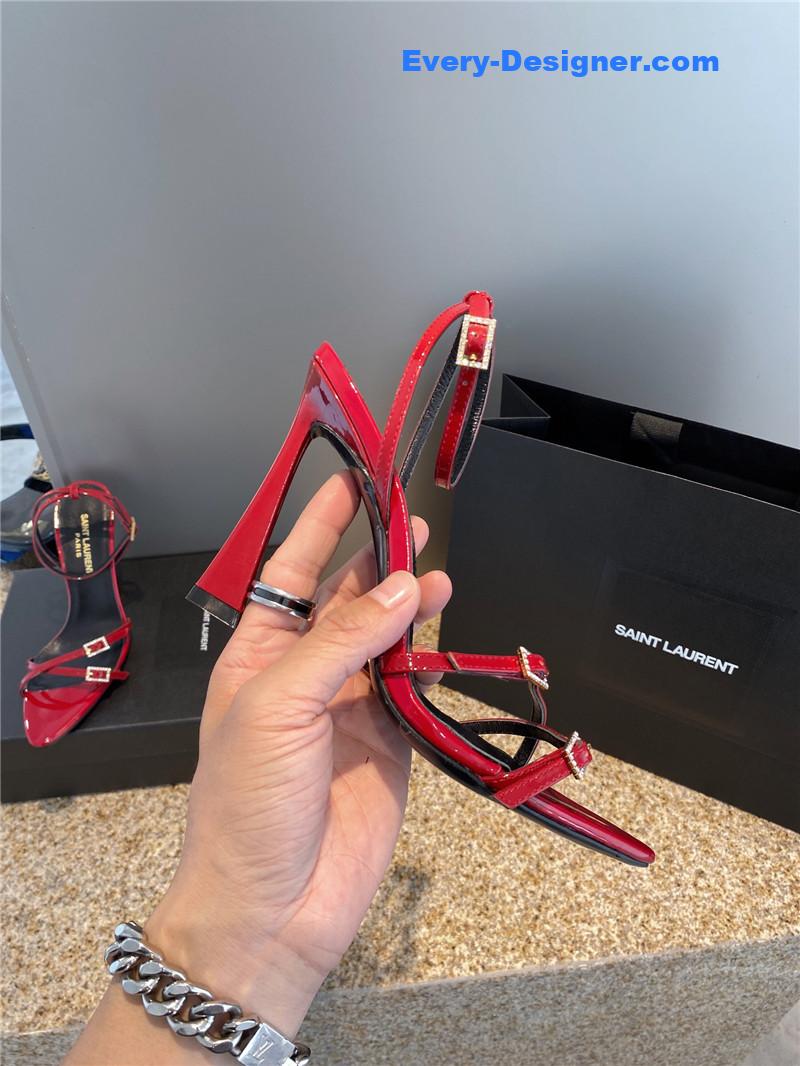 Y51 new rhinestone buckle high-heeled sandals
