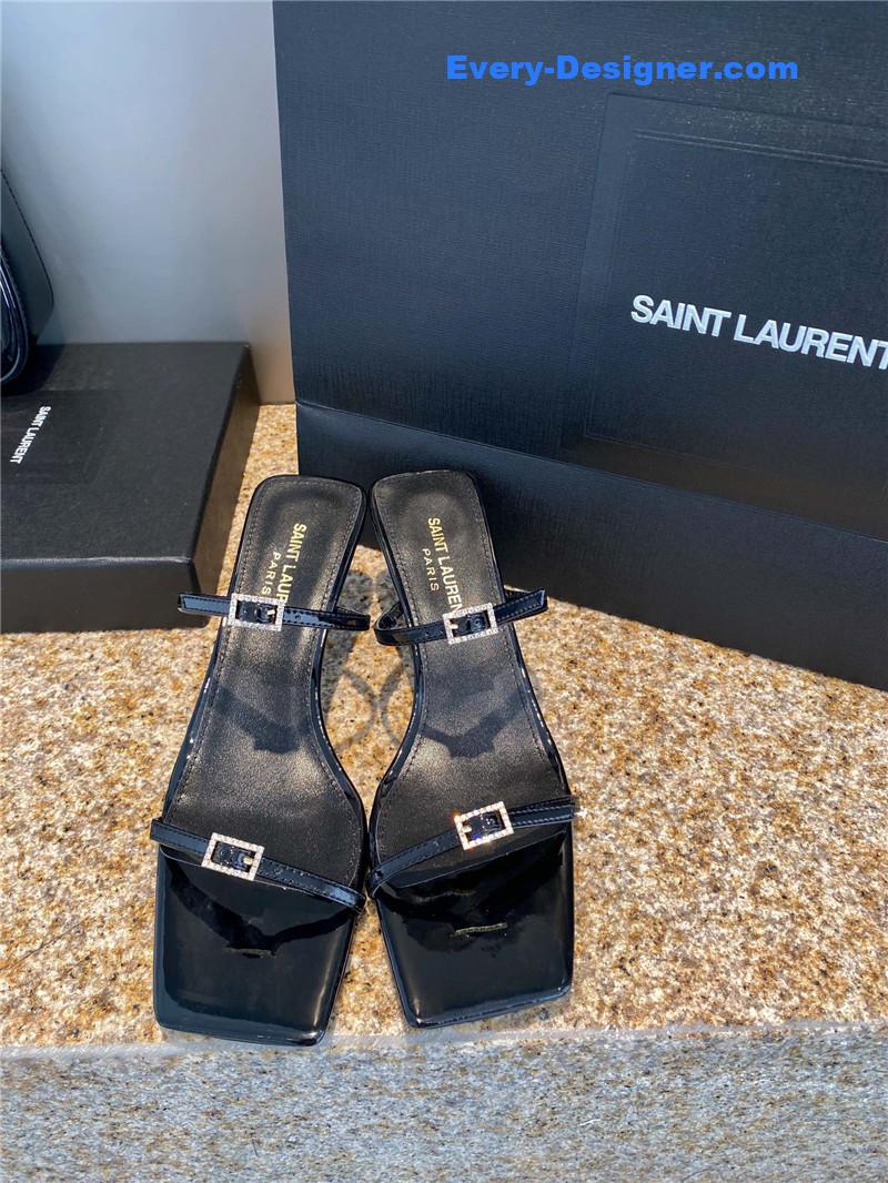 Y51 new rhinestone buckle high-heeled sandals
