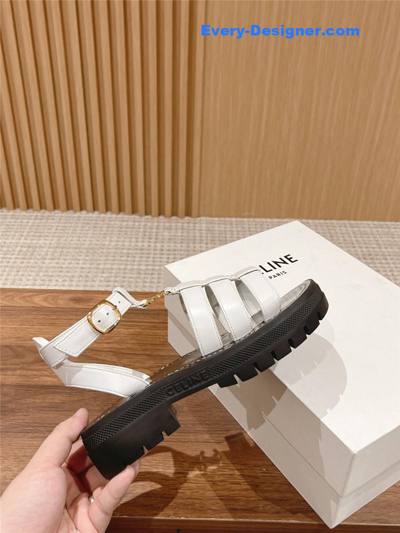 Ce1i*e arc de triomphe vintage roman platform sandals