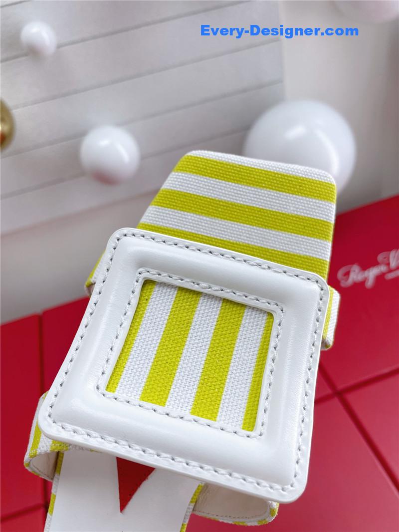 Roger vivier embroidered buckle mules