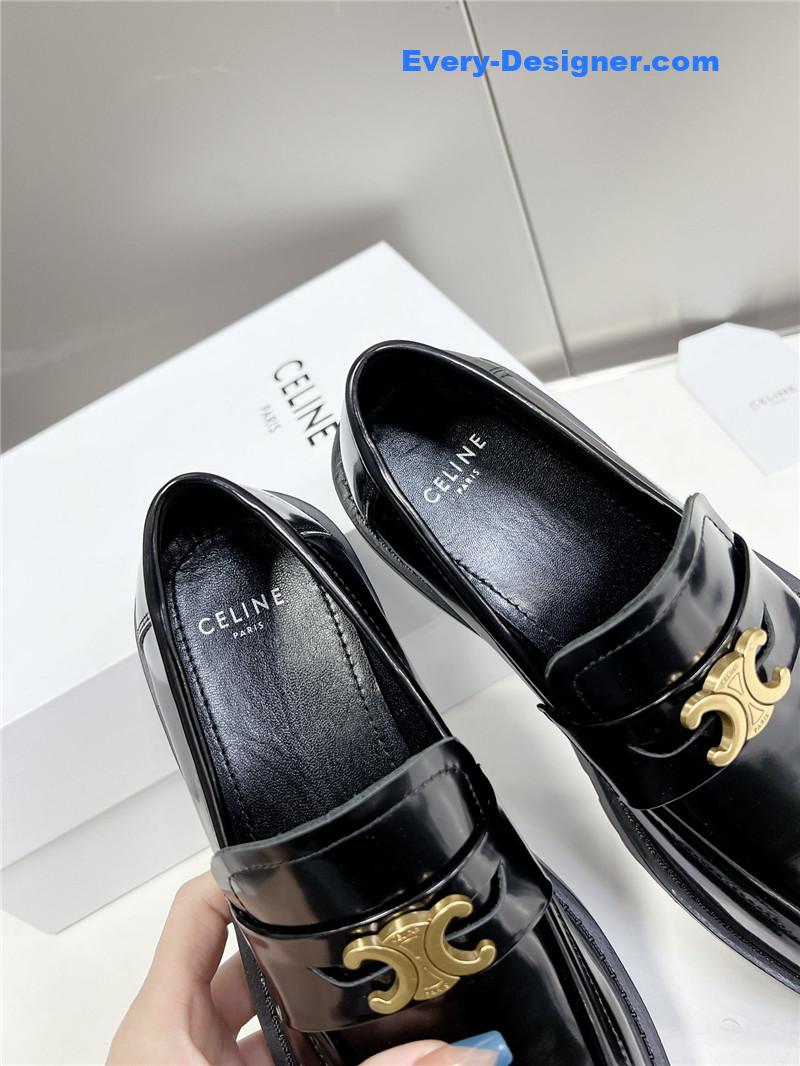 Ce1i*e spring and summer triumphal arch loafers