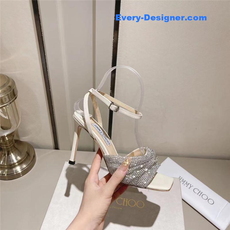 J1m*y Ch00 hand-drilled sandals