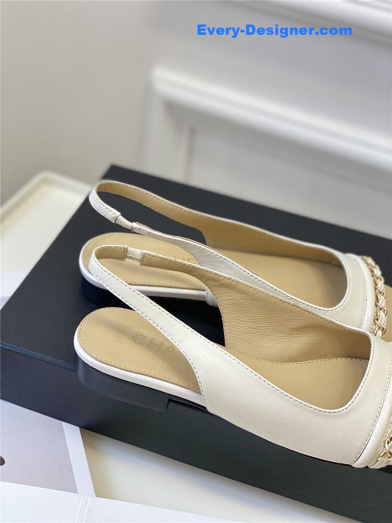 CC new chain fish mouth sandals