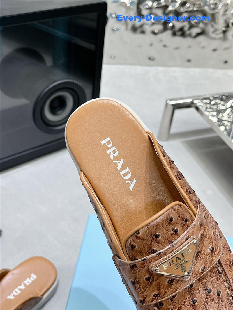 Pra*a new loafers half slippers