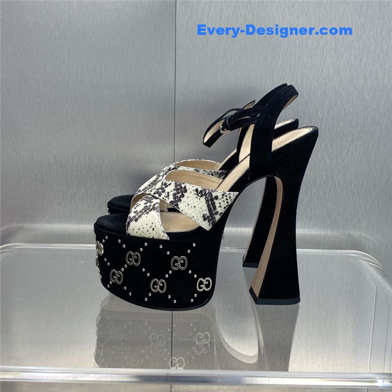 Gvc*1 new high-heeled round toe candy-colored women’s shoes