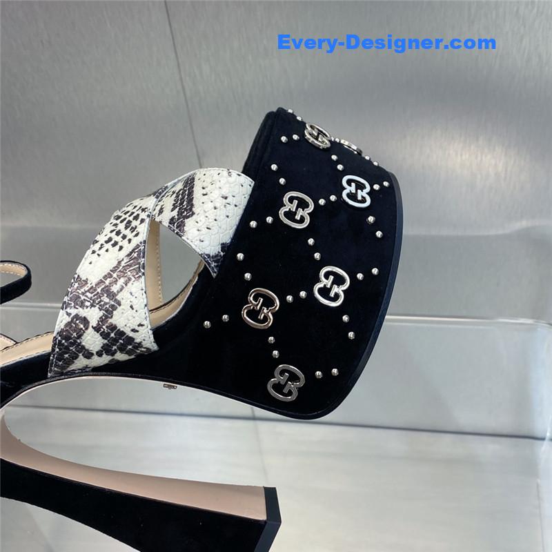 Gvc*1 new high-heeled round toe candy-colored women’s shoes