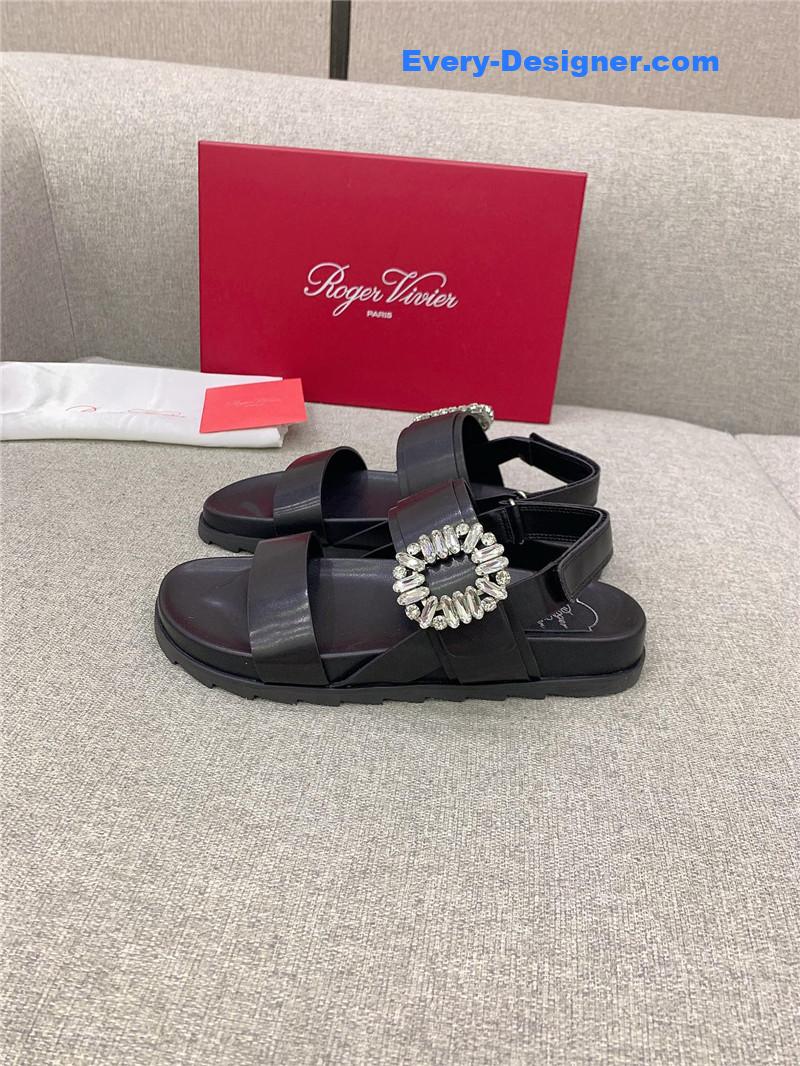 Roger vivier Velcro mule slides