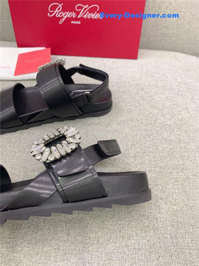 Roger vivier Velcro mule slides