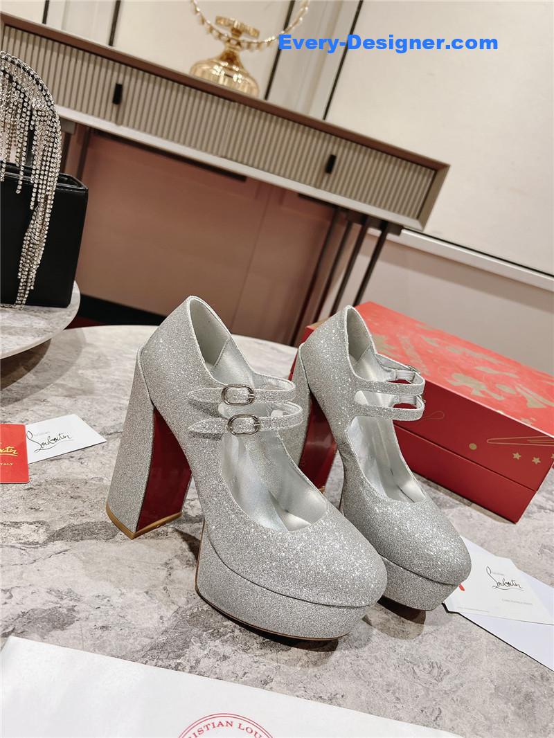 Christian Louboutin Big Water Platform Mary Jane Sandals