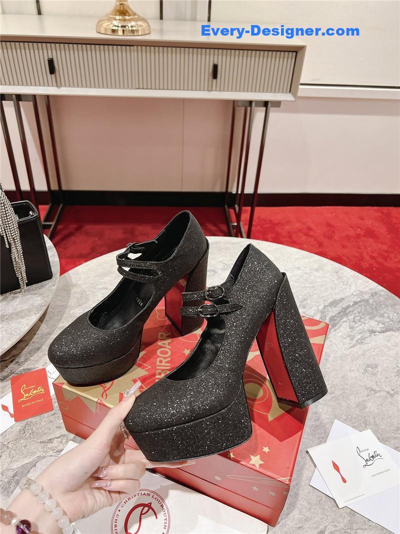 Christian Louboutin Big Water Platform Mary Jane Sandals