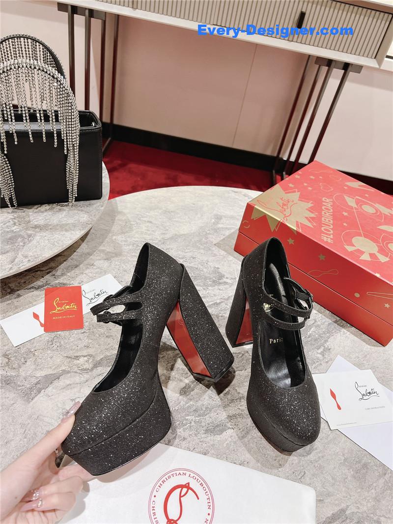 Christian Louboutin Big Water Platform Mary Jane Sandals
