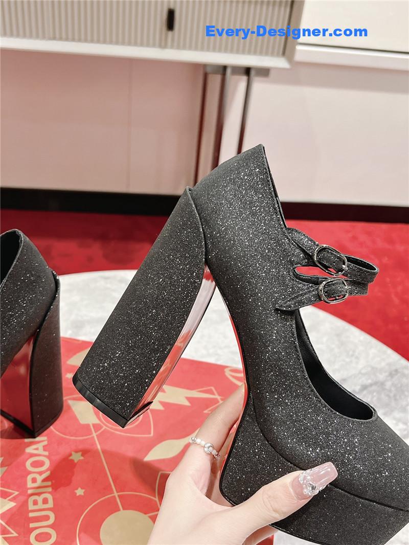 Christian Louboutin Big Water Platform Mary Jane Sandals